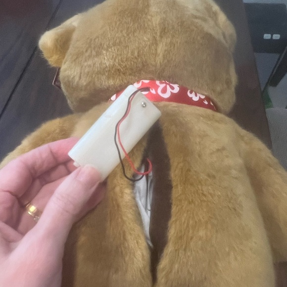 Cuddly Wudley Battery Operated Talking Brown Bear Plush Stuffed Animal - Picture 7 of 15